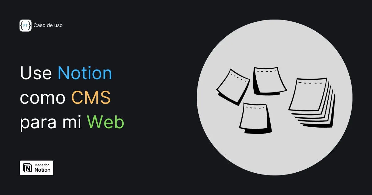 Imagen del articulo Como usar Api de Notion con Next Js | Blog de fvcoder