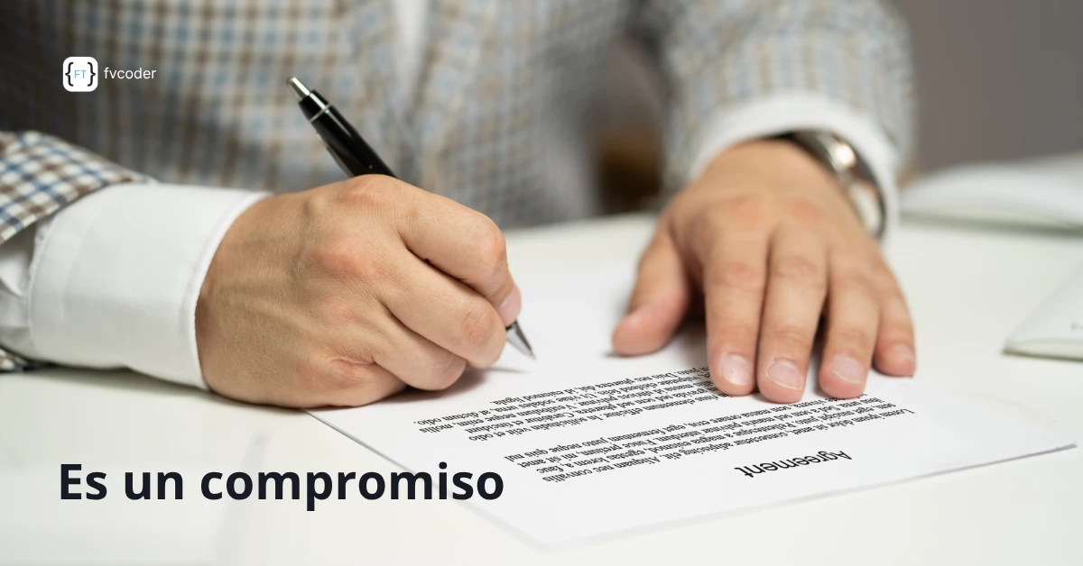 ¿Que significa un compromiso? portada